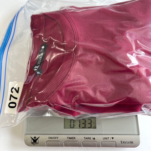 Zara Long Sleeves Ribbed Midi Dress Maroon Red Stretch Womens S - Picture 8 of 8